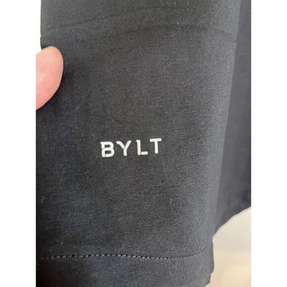 BYLT Neutral Top Black M Active Sporty Outdoors Preppy Classic Wide Neck Stretch - Picture 8 of 9